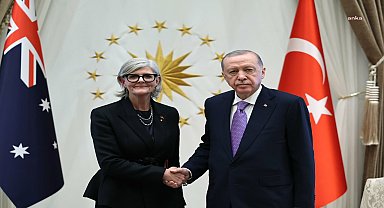 Cumhurbaşkanı Recep Tayyip Erdoğan Avustralya Genel Valisi Sam Mostyn ile görüştü  