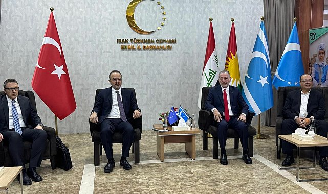 Dışişleri Bakan Yardımcısı Nuh Yılmaz, Irak Türkmen Cephesi Erbil İl Başkanlığı'nı ziyaret etti