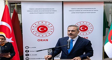 Dışişleri Bakanı Fidan, bugün Cezayir’i ziyaret etti; Türkiye’nin Oran Başkonsolosluğu binasının resmi açılışını yaptı