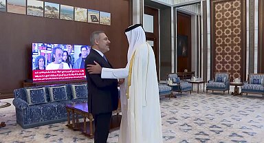 Dışişleri Bakanı Fidan, Katar Emiri Şeyh Al-Thani tarafından kabul edildi