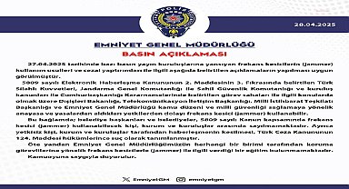 EGM: “Belediye başkanları ve belediyeler, jammer kullanma yetkisi bulunan kurum ve kuruluşlar arasında sayılmamaktadır” 