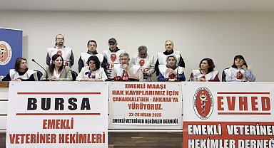 Emekli veteriner hekimler Ankara’ya yürüyor