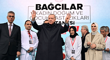 Erdoğan konuşurken 