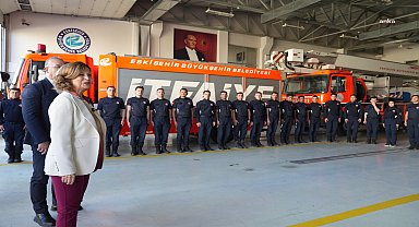 Eskişehir Büyükşehir Belediye Başkanı Ünlüce: “İtfaiye teşkilatımızı daha güçlü hale getirmek için çalışıyoruz”