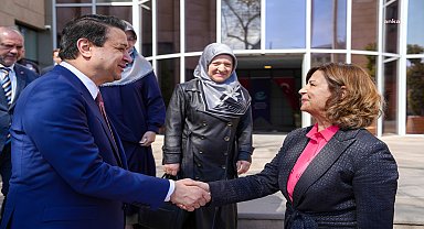 Eskişehir Büyükşehir Belediye Başkanı Ünlüce, Saadet Partisi Genel Başkanı Arıkan'ı ağırladı