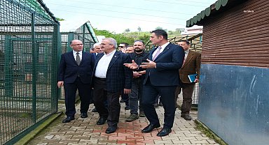 İçişleri Bakan Yardımcısı Karaloğlu, Giresun' barınak ve hayvanat bahçesini ziyaret etti