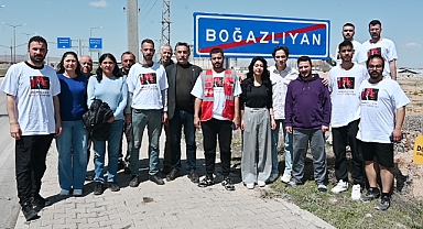 Gençlerden İmamoğlu için adalet yürüyüşü: Boğazlıyan'a ulaştılar!