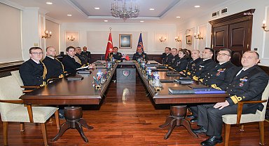 İngiltere Deniz Kuvvetleri Komutanı Oramiral Ben Key Deniz Kuvvetleri Karargâhını ziyaret etti