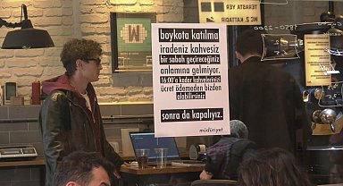 İstanbul'da boykotu destekleyen yurttaşlar: 