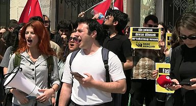 İstanbul Üniversitesi öğrencilerinden, gözaltında kötü muameleye uğradığını duyuran öğrenci Eren Üner'e destek açıklaması