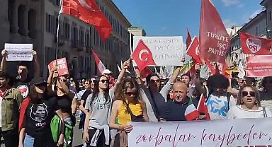 İtalya’da CHP, TİP ve SOL Parti'den Türkiye’deki tutuklamalara karşı ortak ses: “Zorbalar kaybeder, halk kazanır”
