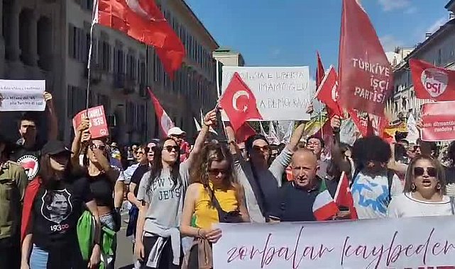 İtalya’da CHP, TİP ve SOL Parti'den Türkiye’deki tutuklamalara karşı ortak ses: “Zorbalar kaybeder, halk kazanır”