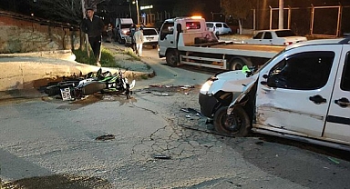 Kırıkkale'de hafif ticari araç ile motosiklet çarpıştı: 1 ölü