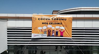 Manavgat Belediyesi'nin düzenlediği Çocuk Forumu'nda ilçenin geleceği konuşuldu