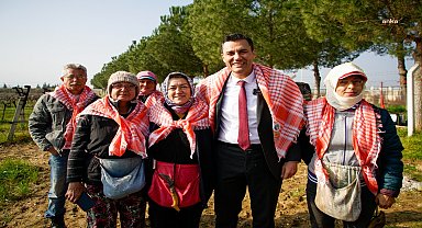 Manisa Büyükşehir Belediyesi'nden zirai don olaylarından zarar gören üreticilere destek