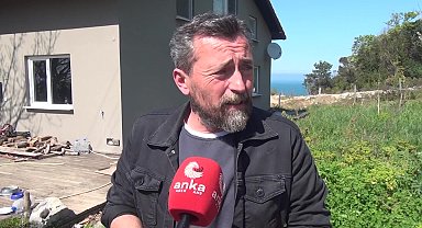 Memleketi Sinop Ayancık'a yerleşen vatandaş, taş ocaklarındaki patlatmaların evini tahrip ettiğini söyledi