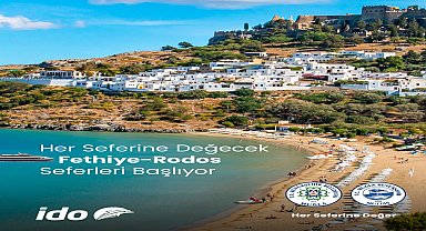 Muğla Büyükşehir Belediyesi, Rodos Adası'na deniz otobüsü seferleri başlatıyor