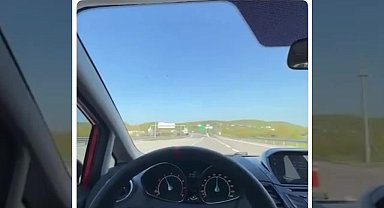 Otoyol gişesinden 110 kilometre hızla geçen şüpheli gözaltına alındı