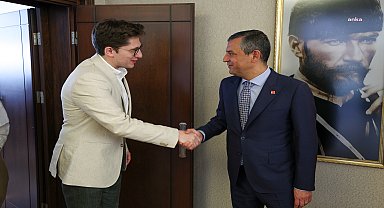 Özgür Özel, Almanya Sosyal Demokrat Partisi Gençlik Örgütü Genel Başkanı Türmer'i kabul etti