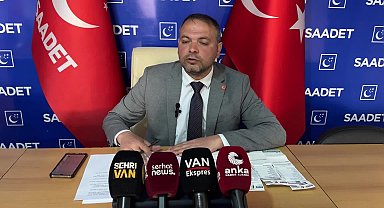 Saadet Partisi Van İl Başkanı İlhan: “'Devlet Desteği' adı altında halk aldatılıyor