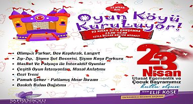 Safranbolu’da 23 Nisan dolayısıyla çocuklar için Oyun Köyü kurulacak