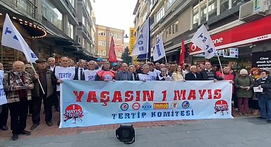  Samsun 1 Mayıs Tertip Komitesi: Barışın, laikliğin, hakim olduğu bir dünya ve ülke için yaşasın 1 Mayıs diyoruz