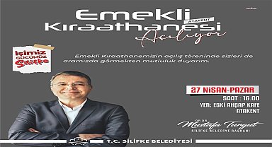 Silifke Belediyesi, Emekliler Kıraathanesi'nin açılışını yapacak