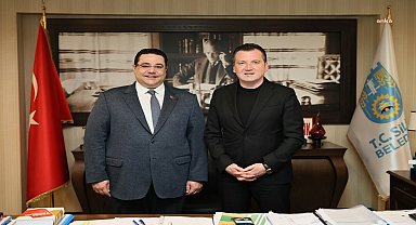 Silivri Belediye Başkanı Balcıoğlu, Marmaraereğlisi Belediye Başkanı Bozkurter’i ağırladı