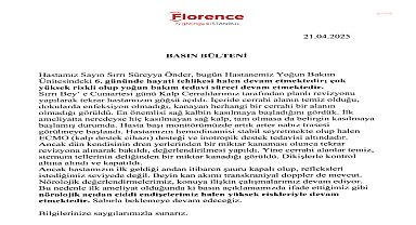 Sırrı Süreyya Önder'in sağlık durumu... Florence Nightingale İstanbul Hastanesi: “Hayati tehlikesi sürüyor, sabırla beklemeye devam edeceğiz