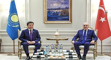 TBMM Başkanı Kurtulmuş, Kazak mevkidaşı Koşanov’la İstanbul’da bir araya geldi 