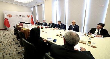 TBMM Başkanı Numan Kurtulmuş Bahreyn Temsilciler Meclisi Başkanı Ahmed Salman Al Musalam ile görüştü  