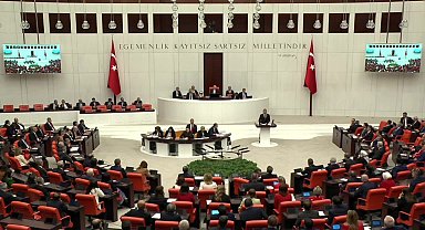 TBMM Genel Kurulu Özel Oturumu... Özgür Özel: “Kimse merak etmesin. Sandıkla geldiler, sandıkla gidecekler. Geldikleri gibi gidecekler”