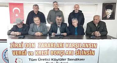 Tüm Üretici Köylüler Sendikası: “Zirai don olan yerlerin afet bölgesi ilan edilmeli