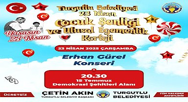 Turgutlu Belediyesi 23 Nisan'ı 
