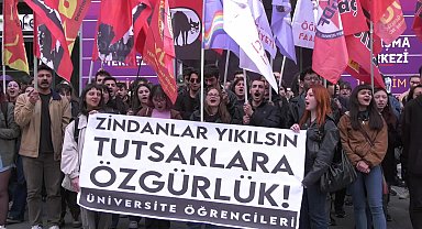 Tutuklu öğrenciler için Ankara’da protesto…”Arkadaşlarımızın serbest bırakılması için mücadeleye devam edeceğiz”