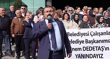 Üsküdar'da başkan Sinem Dedetaş'a destek: Hayasız ve aşağılık, cinsiyetçi hareketleri nefretle kınıyoruz
