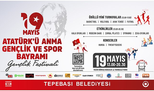 19 Mayıs, Tepebaşı'nda coşkuyla kutlanacak
