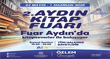 2. Aydın Kitap Fuarı için geri sayım başladı