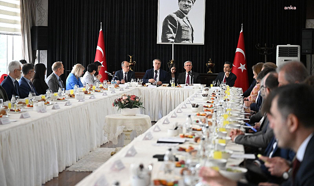 ABB Başkanı Yavaş, AB Türkiye Delegasyonu Başkanı ve AB üyesi ülkelerin Ankara’daki büyükelçileriyle buluştu