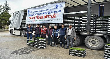 Ankara Büyükşehir Belediyesi'nden 25 ilçede 9 bin üreticiye sebze fidesi desteği