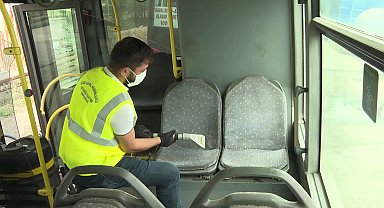 Ankara Büyükşehir Belediyesi’nden EGO otobüslerinde detaylı temizlik çalışmaları