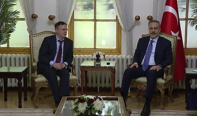 Bakan Fidan, Rusya Devlet Başkanı Danışmanı Medinskiy ile bir araya geldi