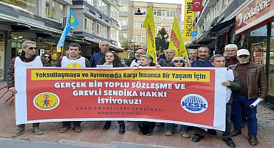 BES Samsun Şubesi: Yoksulluk sınırı üzerinde bir temel ücret istiyoruz