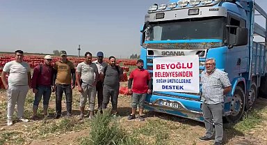 Beyoğlu Belediyesi’nden Hataylı çiftçilere destek