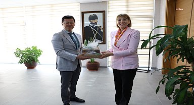 Birleşik Krallık Ankara Büyükelçisi Jill Morris, Marmaris Belediye Başkanı Ünlü’yü ziyaret etti