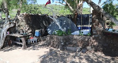 Bodrum Adaboğazı’ndaki kaçak yapılar yıkıldı