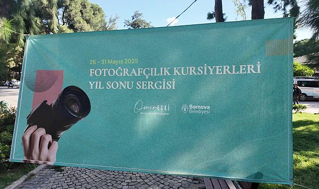 Bornovalı kursiyerlerden geçmişle bugünü buluşturan sergi