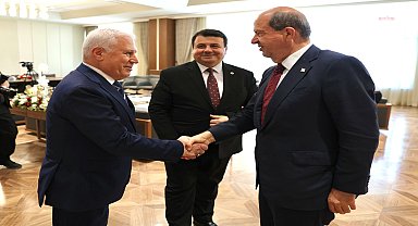 Bursa Büyükşehir Belediye Başkanı Bozbey’den KKTC Cumhurbaşkanı Tatar’a ziyaret