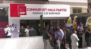 CHP Genel Başkanı Özgür Özel, partisinin Kuşadası İlçe Başkanlığı’nı ve Nazik Bekmezci Otizm Yaşam ve Destek Merkezi'ni açtı