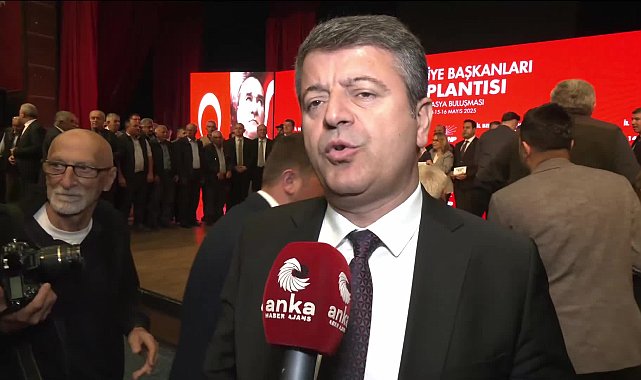 CHP'li Belediye Başkanları Toplantısı... Adıyaman Belediye Başkanı Abdurrahman Tutdere: